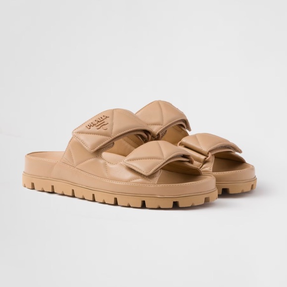 Prada Padded nappa leather slides - Picture 1 of 5